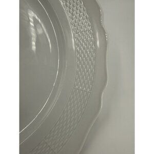 Kaiser Belvedere Charger Plate Round Platter Basket Weave, Germany 12.75"